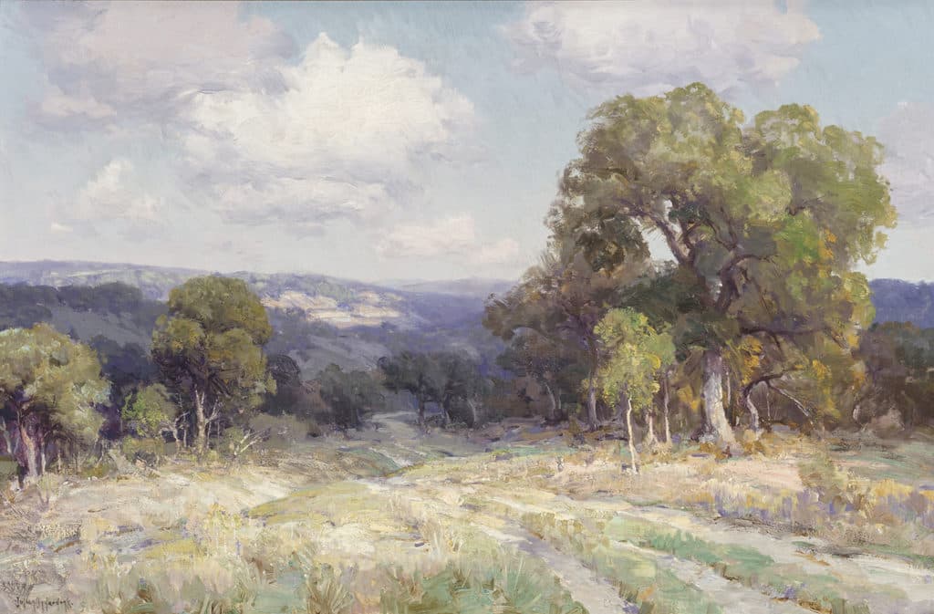 Julian Onderdonk In the Boerne Hills – Southwest Texas, Oil