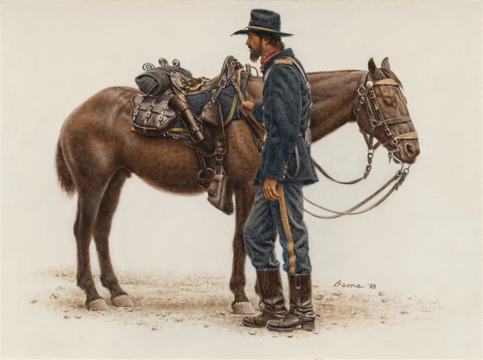 James Bama – Cavalry Officer